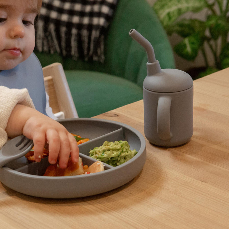 Divided Silicone Baby and children's Suction Plate