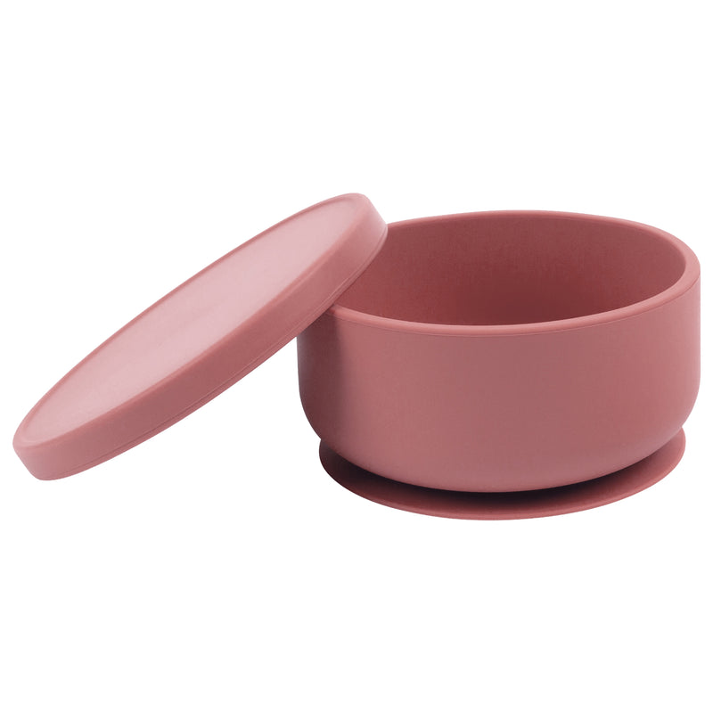 Silicone Baby and toddler Suction Bowl with Lid