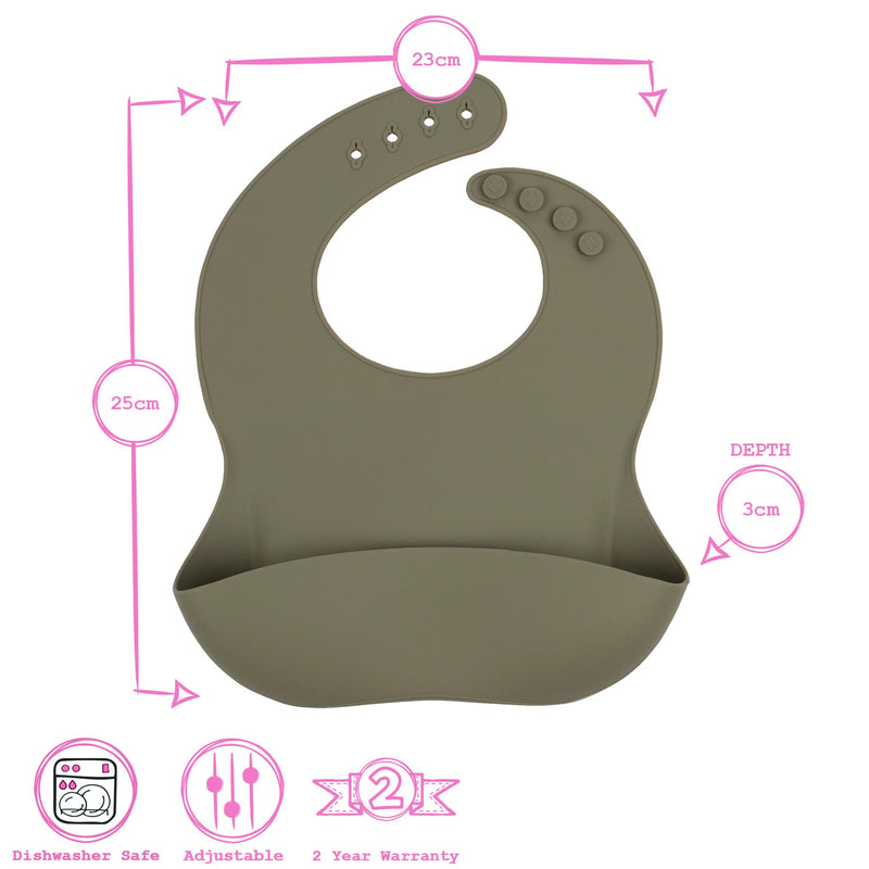 Silicone Baby Weaning Bib