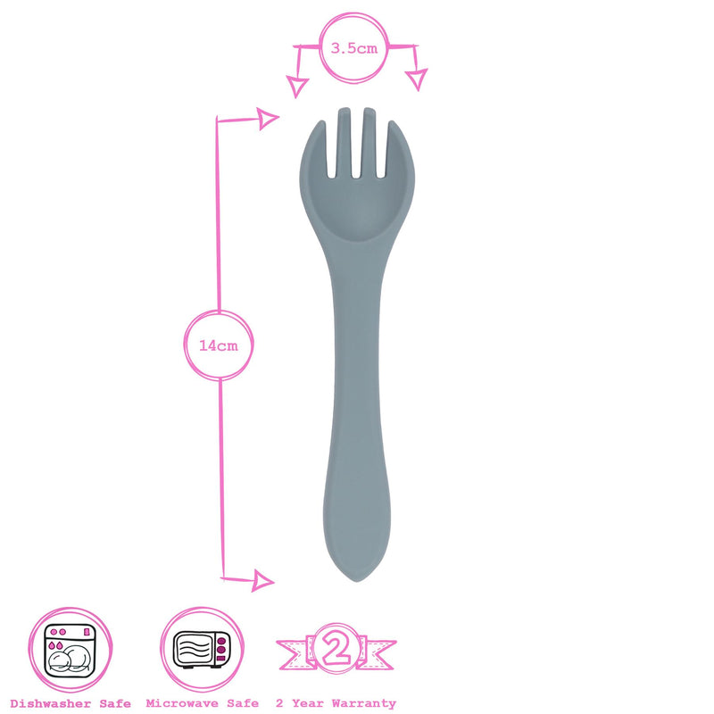 Silicone Baby and toddler Weaning Fork